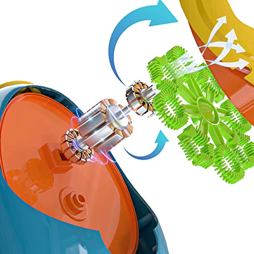 BubToy Bubble Machine for Kids - Automatic Bubble Blower 5000+ Bubbles Per Minute, High Output Bubble Maker Toys Bubbles for Toddlers, Christmas Birthday Gifts for 3 4 5 6 7 8 Years Old Boys Girls