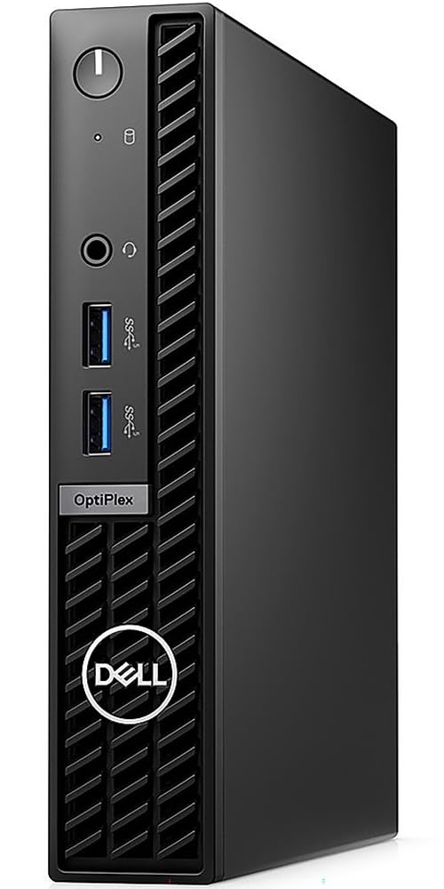 Dell OptiPlex 7010 Micro Business Mini Desktop (Intel i5-13500T vPRO 14-Core, 64GB RAM, 512GB PCIe SSD, Intel UHD 770, RJ-45, HDMI, DP, Black, USB Keyboard, USB Mouse, Win 11 Pro)