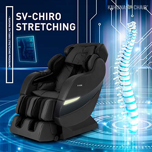 Kahuna Massage Chair-Premium SL-Track SM-7300S Black-Ultimate Relaxation Experience for Home with Superior Comfort and Support, Massage Chairs Perfect for Personal Use