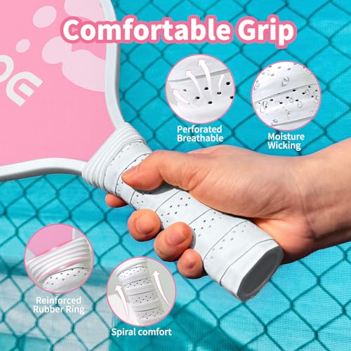 Boean Pickleball Paddles, Pickleball Paddles Set of 4 with Pickleball Balls, Hand Glues and Carry Bag, Premium Wood Pickleball Racket Play with Family, Pickleball Set Gifts for Friends