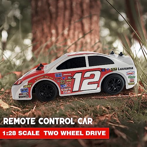 Boersma Remote Control Car, Fast RC Drift Car for Boys - 1/28 Scale 2WD High Speed Off Road Mini RC Car, Hobby Racing Vehicle Toys Gifts for Kids Age 3 4 5 6+