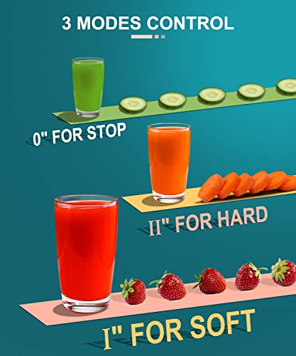 Juicer Machine, 600W Juicer with 3.5โ Wide Chute for Whole Fruits and Veg, Juice Extractor with 3 Speeds, BPA Free, Easy to Clean, Compact Centrifugal Juicer Anti-drip