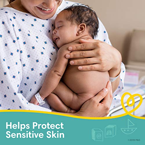 Diapers Size 4, 186 Count and Baby Wipes - Pampers Baby Dry Disposable Baby Diapers, ONE MONTH SUPPLY with Baby Wipes Sensitive 6X Pop-Top Packs, 336 Count (Packaging May Vary)