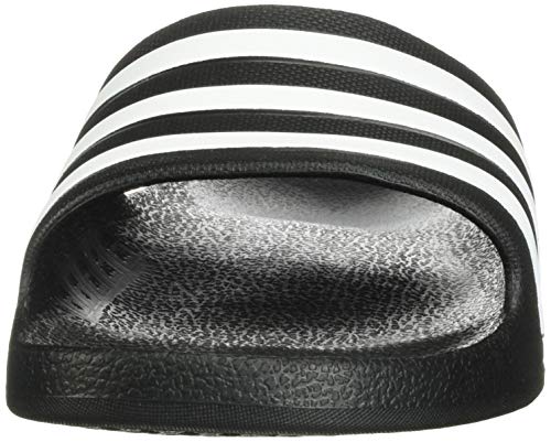 adidas Adilette Aqua Slides Black/White/Black Men's 9, Women's 10 Medium