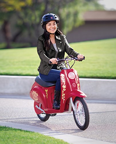 Razor Pocket Mod Bellezza - 36V Euro-Style Electric Scooter for Ages 14+, Up to 70 min Ride Time, 16" Pneumatic Tires, For Riders up to 220 lbs