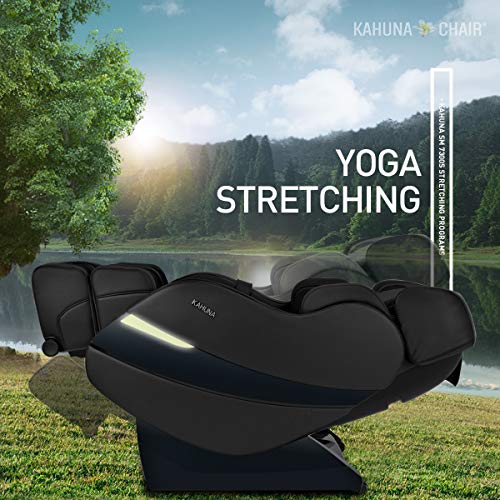Kahuna Massage Chair-Premium SL-Track SM-7300S Black-Ultimate Relaxation Experience for Home with Superior Comfort and Support, Massage Chairs Perfect for Personal Use