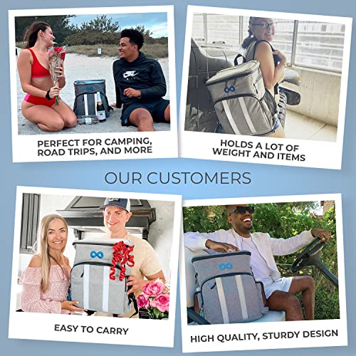 54 Cans Backpack Cooler - Everlasting Comfort Beach Cooler Backpack Insulated Leak Proof - Soft Cooler Bag for Picnic, Camping, & Beach Accessories. Sandproof, Water-Resistant, Lightweight