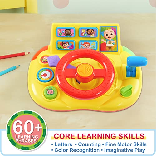 CoComelon Learning Steering Wheel, Learning & Education, Kids Toys for Ages 18 Months Up