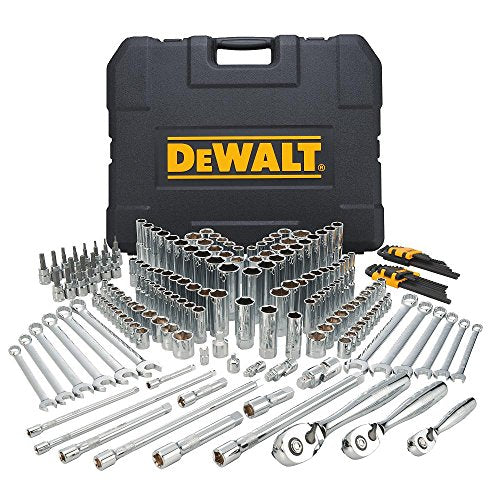 DEWALT Mechanics Tools Kit and Socket Set, 204-Piece (DWMT72165) & 20V MAX* Cordless Drill Combo Kit, 2-Tool (DCK240C2)