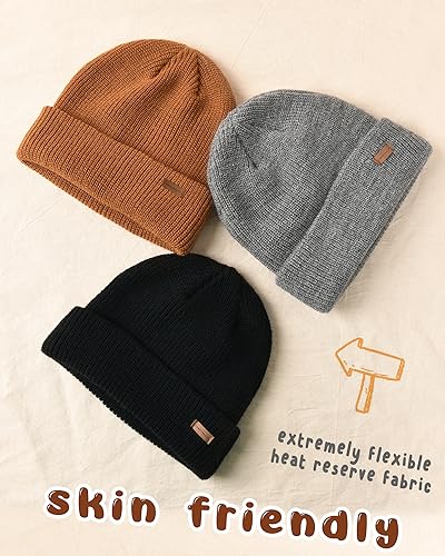 Camptrace Baby Beanie Toddler Infant Winter Hat with Double Layer Knit for Boys Girls