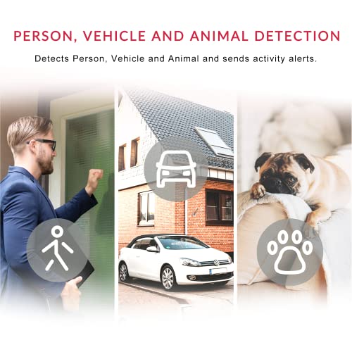 YI 2pc Security Home Camera, 1080p 2.4G WiFi Smart Indoor IP Cam with Night Vision, 2-Way Audio, AI Human Detection in Phone App, Pet Cat Dog Cam, Works with Alexa and Google