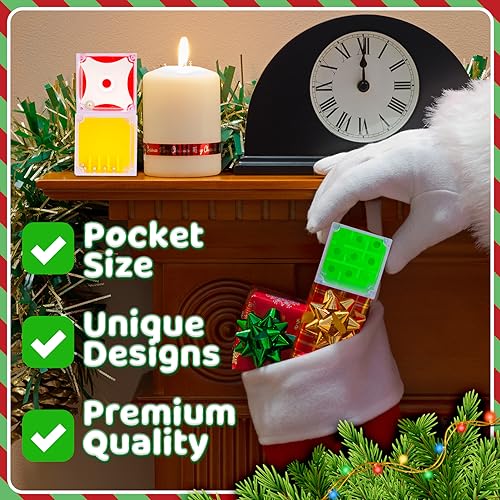 Balance IQ Maze Game Fidget Puzzle Box 24 Pcs for Kids and Adults Brain Teaser Puzzle Cubes for Challenge, Stocking Stuffers for Kids & Party Favor Games, Ideal Prizes Gifts