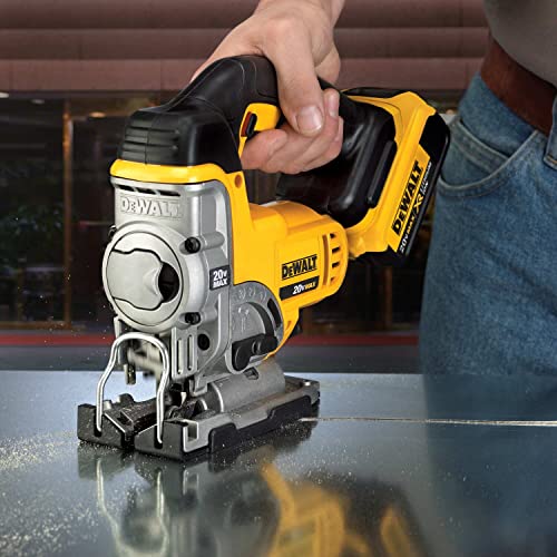 DEWALT 20V MAX XR Jig Saw, 3,000 Blade Speed, Cordless, LED Light, Bare Tool Only (DCS331B)