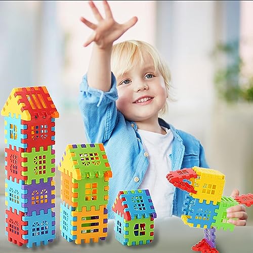 Interlocking Building Blocks Toys for Kids - Toddlers Building Blocks Educational Toys Set 70 PCS
