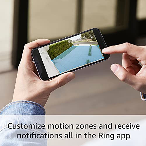 Ring Floodlight Cam Wired Plus with motion-activated 1080p HD video, White (2021 release)