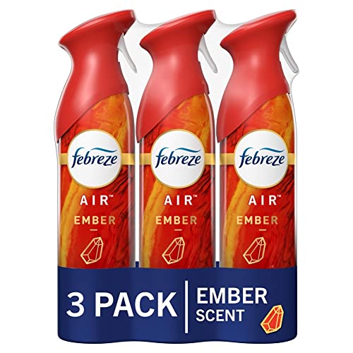 Febreze Air Effects Ember Scent Air Freshener, 8.8 oz. Can, Pack of 3