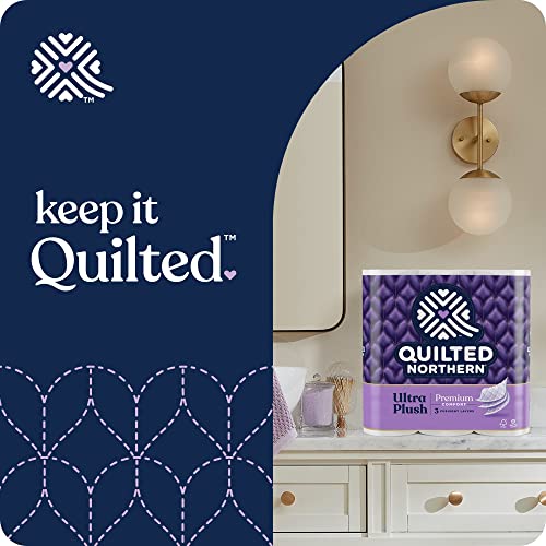 Quilted Northern Ultra Plush Toilet Paper, 6 Mega Rolls = 24 Regular Rolls ( packaging may vary )