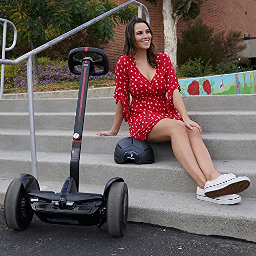 Segway Ninebot S-Max Smart Self-Balancing Electric Scooter, Dual 432W Motor, Max 23.6 Miles Range & 12.4MPH, Hoverboard with LED Light, Compatible with Gokart kit