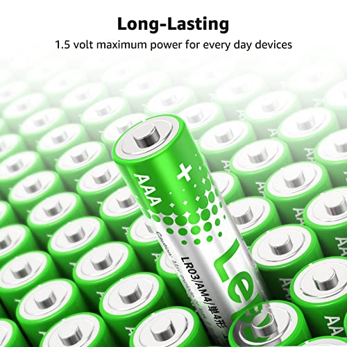 Lepro AAA Batteries 24 Pack, Triple A Batteries with Ultra Long-Lasting Power – High Performance, 1200mAh 1.5V Leak-Proof, Corrosion-Resistant Alkaline AAA Batteries, Ideal for Home & Office Devices