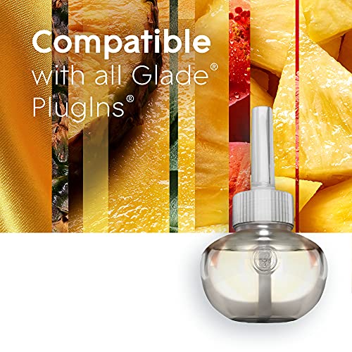 Glade PlugIns Refills Air Freshener Starter Kit, Scented Oil for Home and Bathroom, Hawaiian Breeze, 0.67 Fl Oz, 1 Warmer + 1 Refill