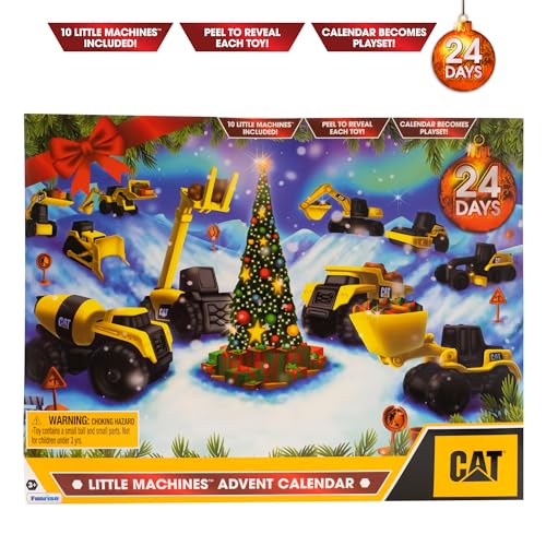 CatToysOfficial, CAT Little Machines Advent Calendar, Kids Toys for Ages 3 and up