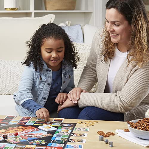 Monopoly The Super Mario Bros. Movie Edition Kids Board Game, Family Games for Super Mario Fans, Includes Bowser Token, Ages 8+