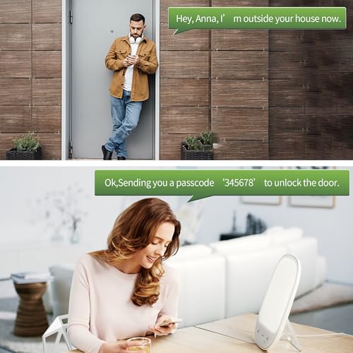 Harfo Smart Door Lock, Keyless Entry Door Lock, Fingerprint Door Lock, Door Locks with Keypads, Full App Control Digital Door Lock, Keypad Lock Electronic Door Lock, Biometric Door Lock (Black)