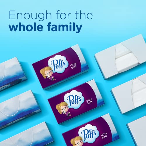 Puffs Ultra Soft Non-Lotion Facial Tissues, 1 Cube, 48 Tissues Per Box