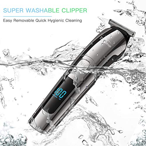Brightup Beard Trimmer for Men - 19 Piece Mens Grooming Kit with Hair Clippers, Electric Razor, Shavers for Mustache, Body, Face, Nose and Ear Hair Trimmer, Gifts for Men, FK-8688T