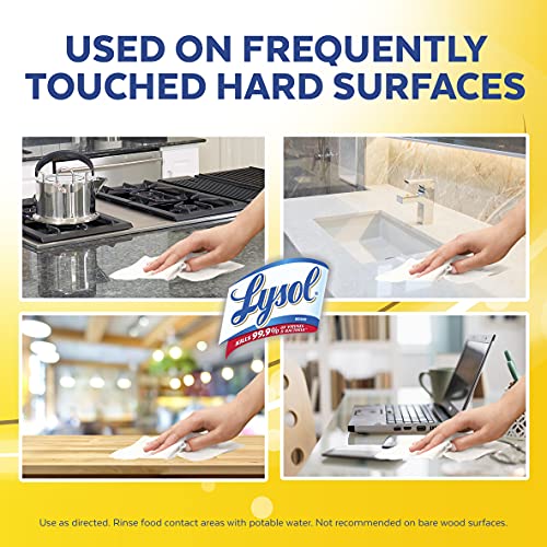UPDATE: SOLD OUT! Lysol Disinfectant Wipes, Multi-Surface Antibacterial Cleaning Wipes, For Disinfecting and Cleaning, Lemon and Lime Blossom, 80 Count (Pack of 3)