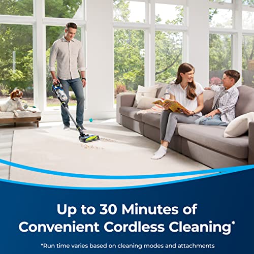 BISSELL PowerGlide Pet Slim Cordless Stick Vacuum, 3080, Gray