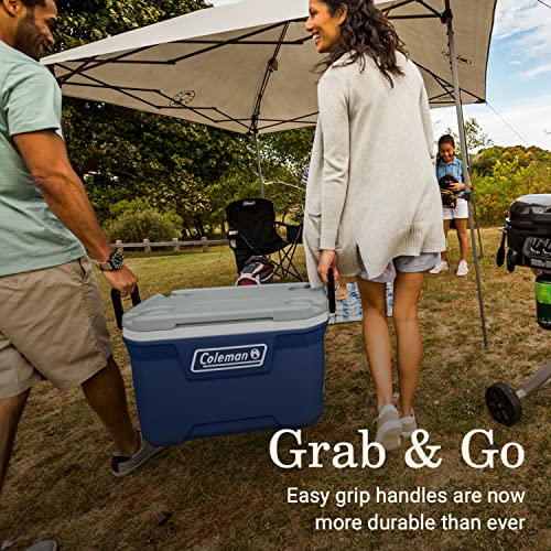 Coleman 316 Series Insulated Portable Cooler with Heavy Duty Latches, Leak-Proof Outdoor High Capacity Hard Cooler, Keeps Ice for up to 5 Days
