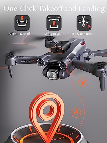 Drone with Camera, Remote Control Drones, 1080P HD Mini Drone for Kids Adults, with One Key Take Off/Landing, Gravity Sensor, Gesture Control, 3D Flip, Voice Control Drone-03