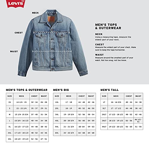 Levi's Men's Sherpa Trucker Jacket (Also Available in Big & Tall), Juniper Rinse, S