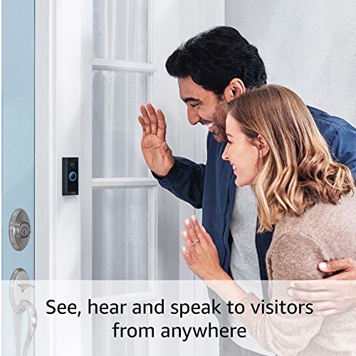 Ring Video Doorbell Wired – Convenient features in a compact design, pair with Ring Chime to hear audio alerts in your home (existing doorbell wiring required)