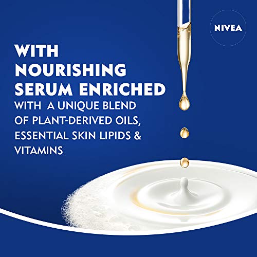 NIVEA Wild Berries and Hibiscus Refreshing Body Wash with Nourishing Serum, 20 Fl Oz Bottle