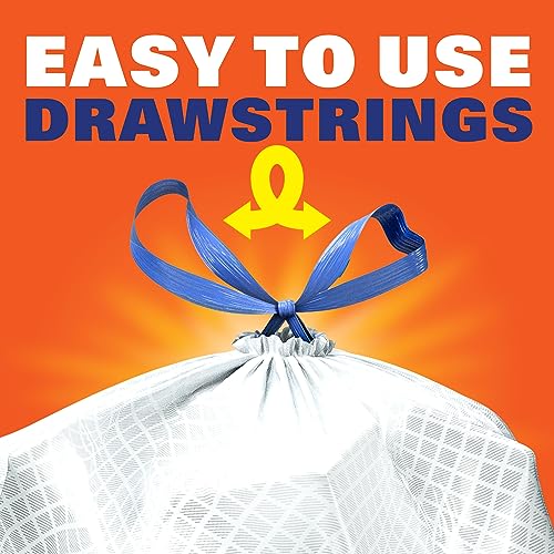 ADD 3 TO YOUR CART! Hefty Ultra Strong Tall Kitchen Trash Bags, Clean Burst Scent, 13 Gallon, 240 Count