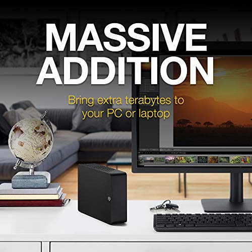 Seagate Expansion 16TB External Hard Drive HDD - USB 3.0, with Rescue Data Recovery Services (STKP16000402)