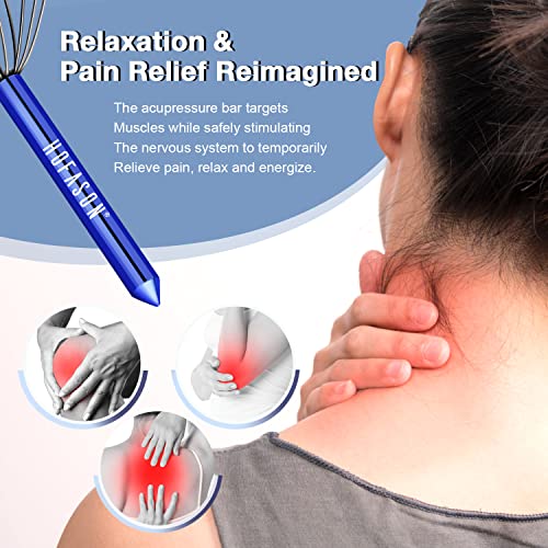 HOFASON Scalp Massager, Handheld Head Massager Tingler, Scratcher for Deep Relaxation, Hair Stimulation and Stress Relief (2 Pack, Random Colors)