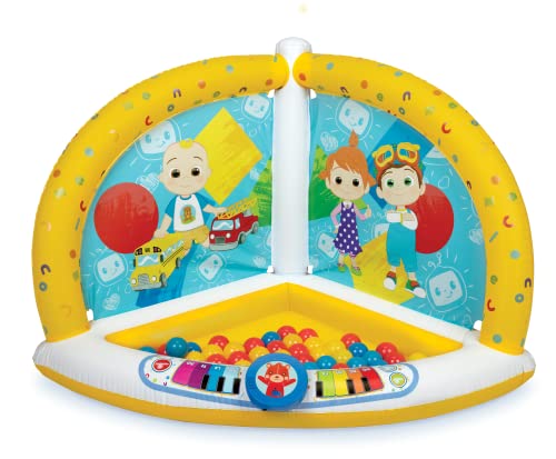 Cocomelon Ball Pit Super Sounds Musical Playland with 20 Soft Flex Balls 3 Different Ways to Play!