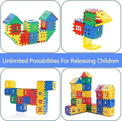 Interlocking Building Blocks Toys for Kids - Toddlers Building Blocks Educational Toys Set 70 PCS