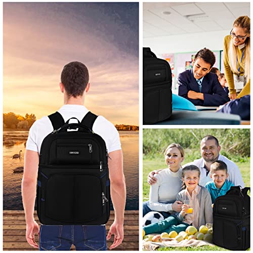 Insulated Cooler Backpack - Keeps 30 Cans Hot/Cold for Up to 12 Hours - Waterproof & Leak Proof Soft Cooler Bag - Insulated Backpack Cooler - Lunch Backpack for Men Women