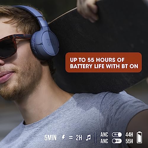 JBL Tune 660NC: Wireless On-Ear Headphones with Active Noise Cancellation - Black, Medium