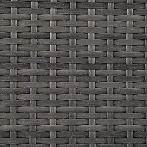 Signature Design by Ashley Outdoor Cherry Point 4 Piece Seating Set with Ottoman & Cocktail Table, Gray