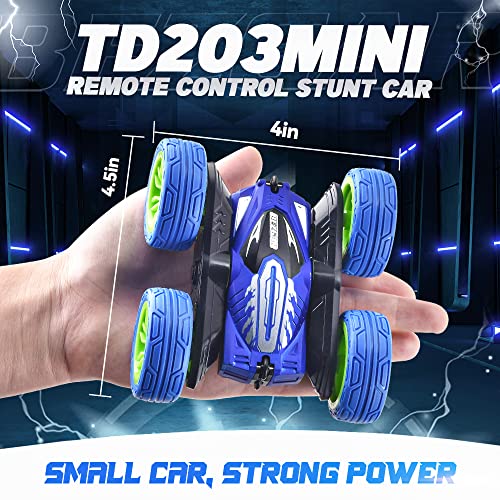 BEZGAR Remote Control Car for Boys 4-7, 2.4GHz Double Side 360° Flips Rotating Stunt Cars Toy for Kids, Birthday Gift for Boys Age 3 4 5 6 7 8 Year Old