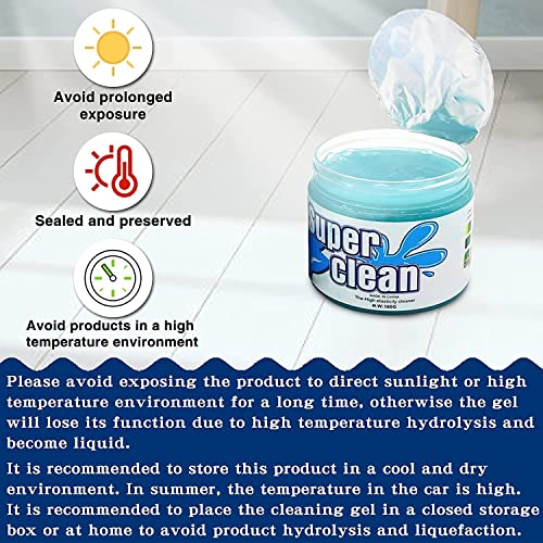 LEGONGSO Car Cleaning Gel Detailing Putty Car Putty Auto Detailing Tools Car Interior Cleaner Cleaning Slime Car Assecories Keyboard Cleaner Blue