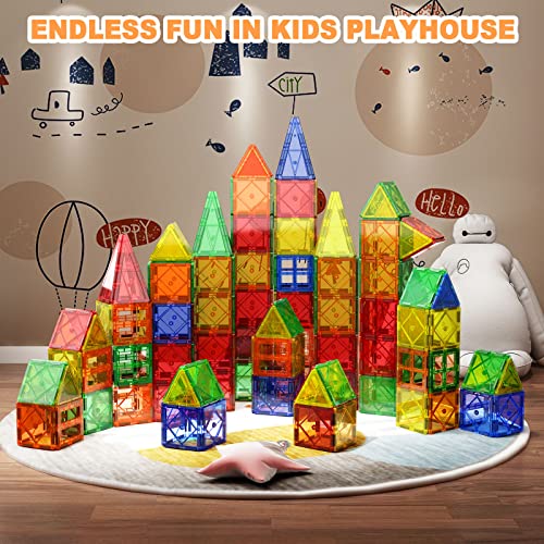 Magnet Toys for 3 Year Old Boys and Girls Magnetic Tiles Building Blocks