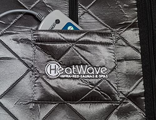 Heatwave Rejuvenator Portable Personal Sauna with FAR Infrared Carbon Panels, Heated Floor Pad, Canvas Chair