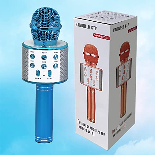 Keyian Karaoke Microphone for Kids Adults, Bluetooth Microphone Wireless Gifts for 2 4 5 7 Year Old Girls Toys 6-8-10 Years Old