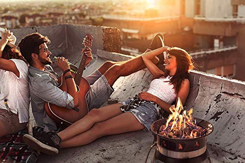 Outland Living Model 870 Portable Propane Fire Pit, Black